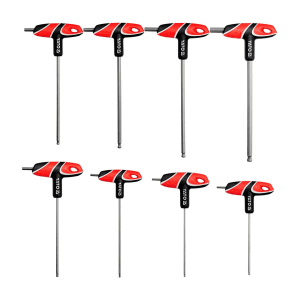 Yato 2.5 mm - 10 mm T-Handle Hex Key With Ball Set, YT-05597