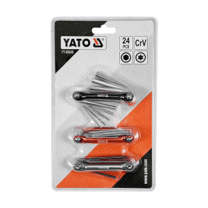 Yato 3 Set Hex Key Sets (Pack of 24 Pcs), YT-05640