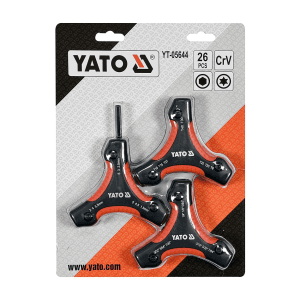 Yato 3 Set Hex Key Sets (Pack of 26 Pcs), YT-05644