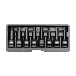 Yato 8 Pcs Ribe Impact Bit Socket Set (1/2 inch Sq. Drive), YT-1068