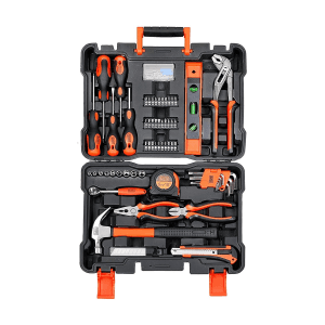 Black+Decker 154 Pcs Hand Tool Kit For Home DIY & Professional Use, BMT154C