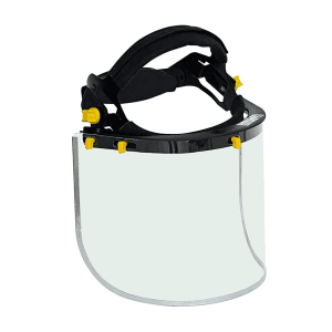 Karam Clear Polycarbonate Face Shield with Ratchet type Headgear, ES52