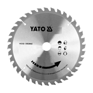 Yato 7 inch / 185 mm TCT Circular Saw Blade For Wood (40 Teeth), YT-60624