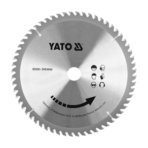 Yato 9 inch / 235 mm TCT Circular Saw Blade For Wood (40 Teeth), YT-60688