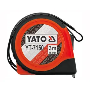 Yato 3Mtr x 16mm Nylon Coated Measuring Tape, YT-7150