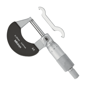 Mitutoyo 0 - 25 mm Outside Micrometer with Ratchet Stop, 102-311