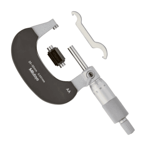 Mitutoyo 25  - 50 mm Outside Micrometer with Rachet Stop, 102-312