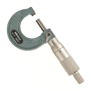 Mitutoyo 0 - 1 inch Outside Micrometer with Rachet Stop, 103-131