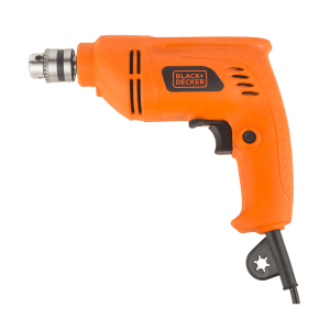 Black+Decker 400W 6.5mm Variable Speed Reversible Rotary Drill, BD65RD-IN
