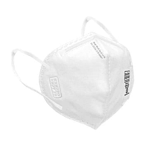 Black+Decker ISI Marked White Disposable Safety Face Mask With Ear Loops (Pack Of 50 Pcs), BXFM1002IN-W