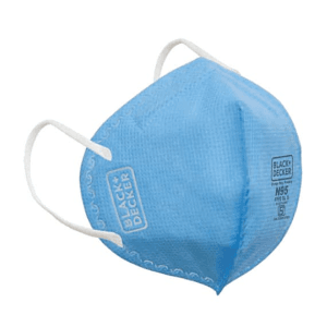 Black+Decker ISI Marked Blue Disposable Safety Face Mask For Children With Ear Loops (Pack Of 50 Pcs), BXFM2002IN-BU