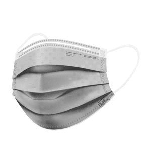Black+Decker ISI Marked Grey Disposable Surgical 3-Ply Safety Face Mask With Ear Loops (Pack Of 40 Pcs), BXFM3003IN-G-40