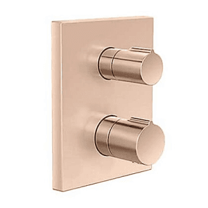 Kohler Autosense 235+ Thermostatic Recessed Bath & Shower Universal Trim In Rose Gold Finish, K-24431IN-9FP-RGD