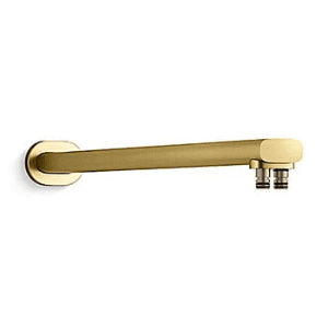 Kohler Statement Dual Function Wallmount Rainhead Arm In Brushed Bronze Finish, K-26324IN-BV