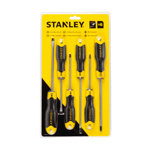 Stanley 6 Pcs Cushion Grip Screwdriver Set, STHT65242-8