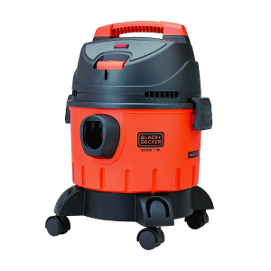 Black+Decker 10-Litre, 1200 Watt, 16 KPa High Suction Wet & Dry Vacuum Cleaner & Blower with HEPA Filter & Reusable Dustbag (Red), WDBD10