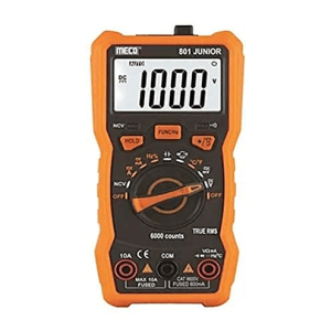 Meco 3% Digit / 6000 Count TRMS Autoranging Digital Multimeter With Holster & Magnet, 801 Junior