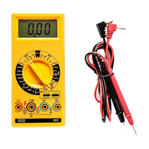 Meco 3-1/2 Digit / 2000 Count Digital Multimeter With 20A AC/DC, 603