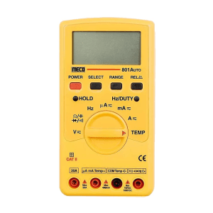 Meco 3-3/4 Digit / 4000 Count Autoranging Digital Multimeter, 801AUTO