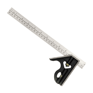 Kristeel 0 - 300 mm Combination Try & Metre Square (Hard Chrome Finish), 1516 B