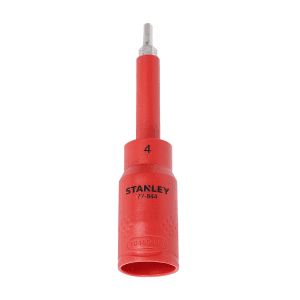 Stanlay 10 mm 1/2 Inch Sq. Drive Insulated Hex Bit Socket (VDE), STMT77848-23B