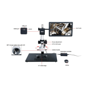 Insize 3D Manual Rotation Microscope With Display, 5313-S407
