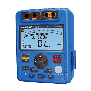 Metravi 500V - 5000V Digital Insulation Resistance Tester With USB PC Interface, DIT-916