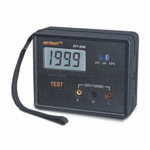 Metravi 250V / 200M Ohms Battery Cum Mains Operated Digital Insulation Resistance Tester, DIT-99B