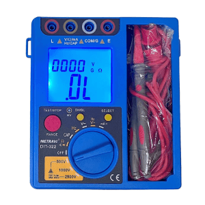 Metravi 2500V / 40G Ohms Digital Insulation Resistance Tester With Built-In Multimeter, DIT-322