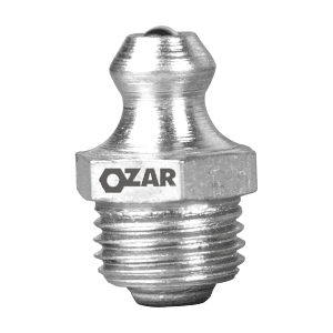 Ozar M6x1 Straight Grease Nipple (Pack of 100 Pcs), AGN-8153