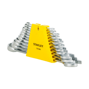 Stanley 12 Pcs, Chrome Vanadium Steel Combination Spanner Set with Maxi-Drive system, 70-964E