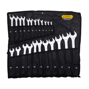 Stanley 23 Pcs, Chrome Vanadium Steel Combination Spanner Set with Maxi-Drive system, 70-965E
