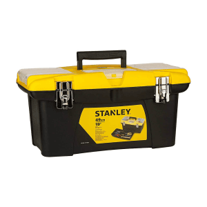 Stanley 19 Inch Heavy Duty Plastic Jumbo Tool Box, 1-92-906