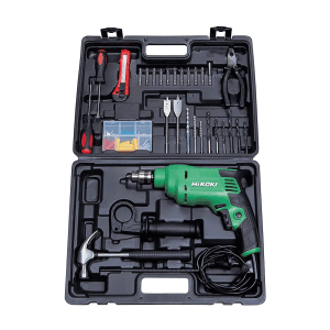 HiKoki 10mm 550W Impact Drill With 28 Pcs Accessory Kit, DV10VST(KIT)SAZ9
