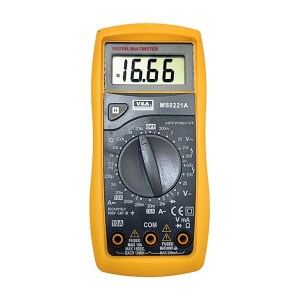 V&A Instrument 1999 Count Mini Size Digital Manual Multimeter, MS8221A
