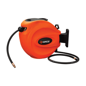 Groz 15 Mtr / 3/8 Inch Air Water Hose Reel, HRP/AW/15M/3-8/B