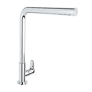 Kohler July Deck Mount Cold Only Kitchen Faucet In Polished Chrome Finish, K-20585IN-4-CP