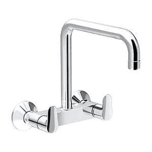 Kohler July Wall Mount Kitchen Mixer In Polished Chrome Finish, K-20591IN-4-CP