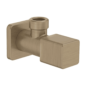 Kohler Complementary Square Angle Valve In Brushed Bronze Finish, K-80158IN-9-BV