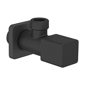 Kohler Complementary Square Angle Valve In Matte Black Finish, K-80158IN-9-BL