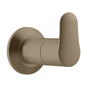 Kohler July In-Line Stop Valve Trim In Brushed Bronze Finish (Both G13 mm & G19 mm), K-16087IN-4-BV