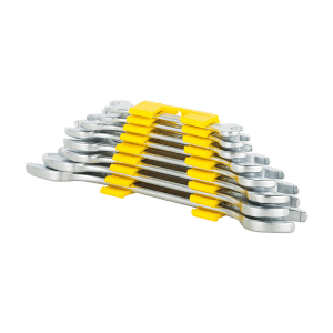 Stanley 8 Pcs Matte Finish Double Open End Spanner Set, 70-379E