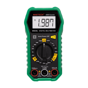 Mastech 2000 Count Digital Multimeter with Data Hold & Backlight, MS830L