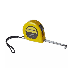 Stanley 3 Mtr x 16 mm Width Short Measuring Tape with Lock, STHT37163-812