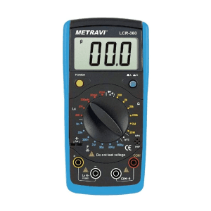 Metravi 3-1/2 Digits / 0.1 - 20M Ohms Hand Held Digital LCR Meter, LCR-360