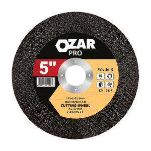 Ozar 125 x 1.2 x 22.2 mm Cut Off Wheels PRO (Pack of 25 Pcs), AWC-3503