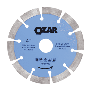 Ozar 4”/110 mm Diamond Saw Blade (Segmented), ABS-9030