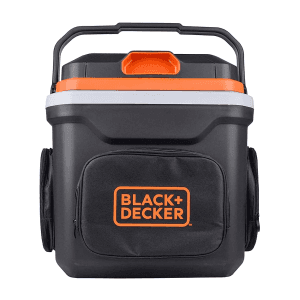 Black+Decker 24 Ltr Thermoelectric Portable Automotive Car Beverage Cooler & Warmer (PRE-COOL Required), BDC24L-B1