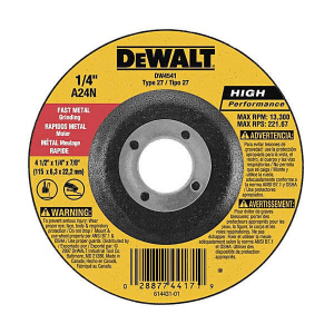Dewalt 180 x 6.7 x 22.23 mm Metal Grinding Wheel, DWA4547-IN