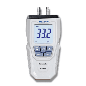 Metravi -5000Pa - +5000Pa Differential Pressure Range Manometer, ET-99P